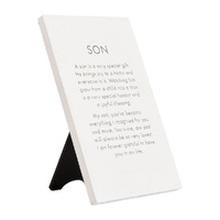 Splosh Precious Quotes Plaque - Son