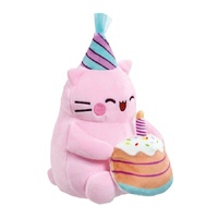 Pembe the Pink Cat Plush - Happy Birthday