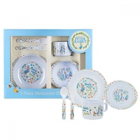 Beatrix Potter Peter Rabbit 5pc Dinner Set - Classic Peter Rabbit