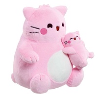 Pembe the Pink Cat Plush - Pembe & Little Pembe