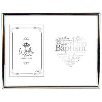 Baptism Silver-Edged Photo Frame
