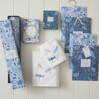 Pilbeam Living - Blue Dragonflies Face Washer
