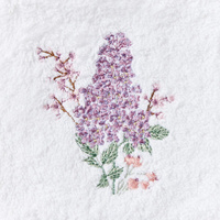 Pilbeam Living - Lilac Bouquet Face Washer