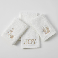 Pilbeam Christmas - Spark Joy Hand Towel - Globe (Assorted)