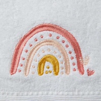 Pilbeam Baby Jiggle & Giggle - Rainbow Bath Towel & Face Washer Set
