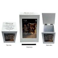 White Pet Keepsake Box with Photo 6x4"