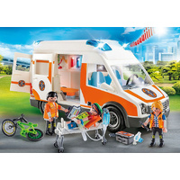 Playmobil City Life - Ambulance with Flashing Lights