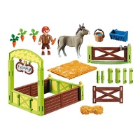 Playmobil Spirit Riding Free - Snips & Señor Carrots with Horse Stable
