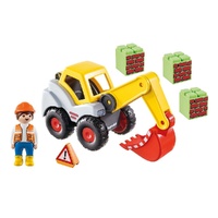 Playmobil 1.2.3 - Shovel Excavator