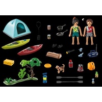 Playmobil Family Fun - Campsite with Campfire