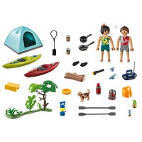 Playmobil Family Fun - Campsite with Campfire