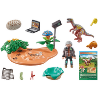 Playmobil Dinos - Stegosaurus Nest with Egg Thief