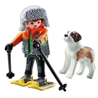 Playmobil My Life - Hiker with Saint Bernard