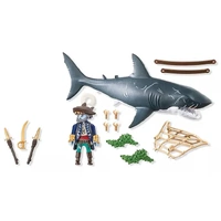 Playmobil Pirates - Giant Shark with Pirate