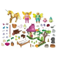 Playmobil - Cozy Fairy Home with Golden Unicorn