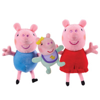 Peppa Pig - Peppa, George & Baby Evio Plush Trio Pack