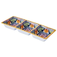 Prepara - 3 Section Taco Tray Yellow