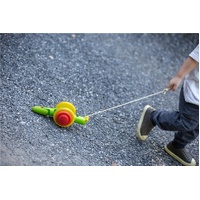 PlanToys Push & Pull - Pull-Along Snail 