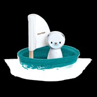PlanToys Water Play - Sailing Boat - Polar Bear