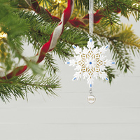 2022 Hallmark Keepsake Ornament - 2022 Snowflake Porcelain