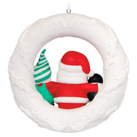 2024 Hallmark Keepsake Ornament - Wreath Of Memories Porcelain