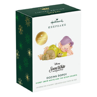 2026 Hallmark Keepsake Ornament - Disney Snow White and the Seven Dwarfs Dozing Dopey