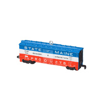 2026 Hallmark Keepsake Ornament - Lionel Bangor & Aroostook State of Maine Boxcar Metal