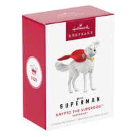 2026 Hallmark Keepsake Ornament - DC Comics Superman Krypto the Superdog