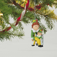 2022 Hallmark Keepsake Ornament - Elf Papa Elf and Buddy the Elf