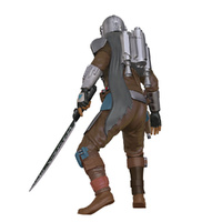 2024 Hallmark Keepsake Ornament - Star Wars: The Mandalorian Wielding the Darksaber