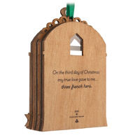 2026 Hallmark Keepsake Ornament - Twelve Days of Christmas French Hens Papercraft