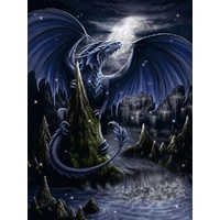 Ravensburger Puzzle 1500pc - The Black and Blue Dragon