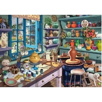 Ravensburger Puzzle 500pc Large Format - Pottery Studio Sanctuary