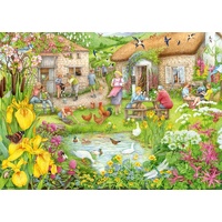 Ravensburger Puzzle 1000pc - Cozy Café Valley Café Farm