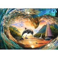 Ravensburger Puzzle 1000pc - Sunset Splash