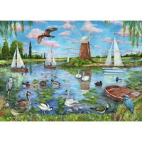 Ravensburger Puzzle 1000pc - Life Along the Broads