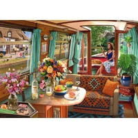 Ravensburger Puzzle 1000pc - View From My Window No. 1: Canal Boat