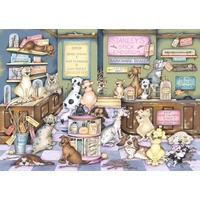 Ravensburger Puzzle 1000pc - Dapper Dogs No. 2: Stanley Stick 'Em