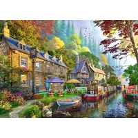 Ravensburger Puzzle 1000pc - Down Lane No. 6: Canal Side Lane