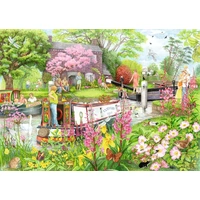 Ravensburger Puzzle 1000pc - Cozy Café No. 4: River Café