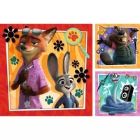 Ravensburger Puzzle 3x49pc - Disney Zootopia 2