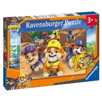 Ravensburger Puzzle 2x12pc - Paw Patrol Rubble & Crew