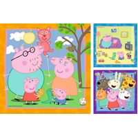Ravensburger Puzzle 3x49pc - Peppa Pig Peppa's Family and Friends