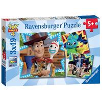 Ravensburger Puzzle 3 x 49pc - Disney Pixar Toy Story 4 - In It Together