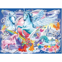 Ravensburger Puzzle 100pc XXL - Glitter Amazing Unicorns