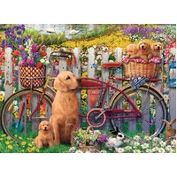 Ravensburger Puzzle 500pc - Cute Dogs in the Garden