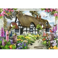 Ravensburger Puzzle 1000pc - Rose Country Cottage