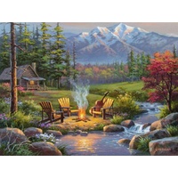 Ravensburger Puzzle 750pc Large Format - Riverside Livingroom