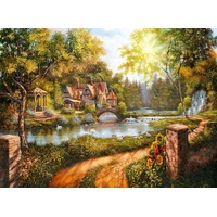 Ravensburger Puzzle 500pc - Cottage by the River