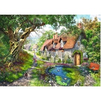 Ravensburger Puzzle 1000pc - Flower Hill Lane 